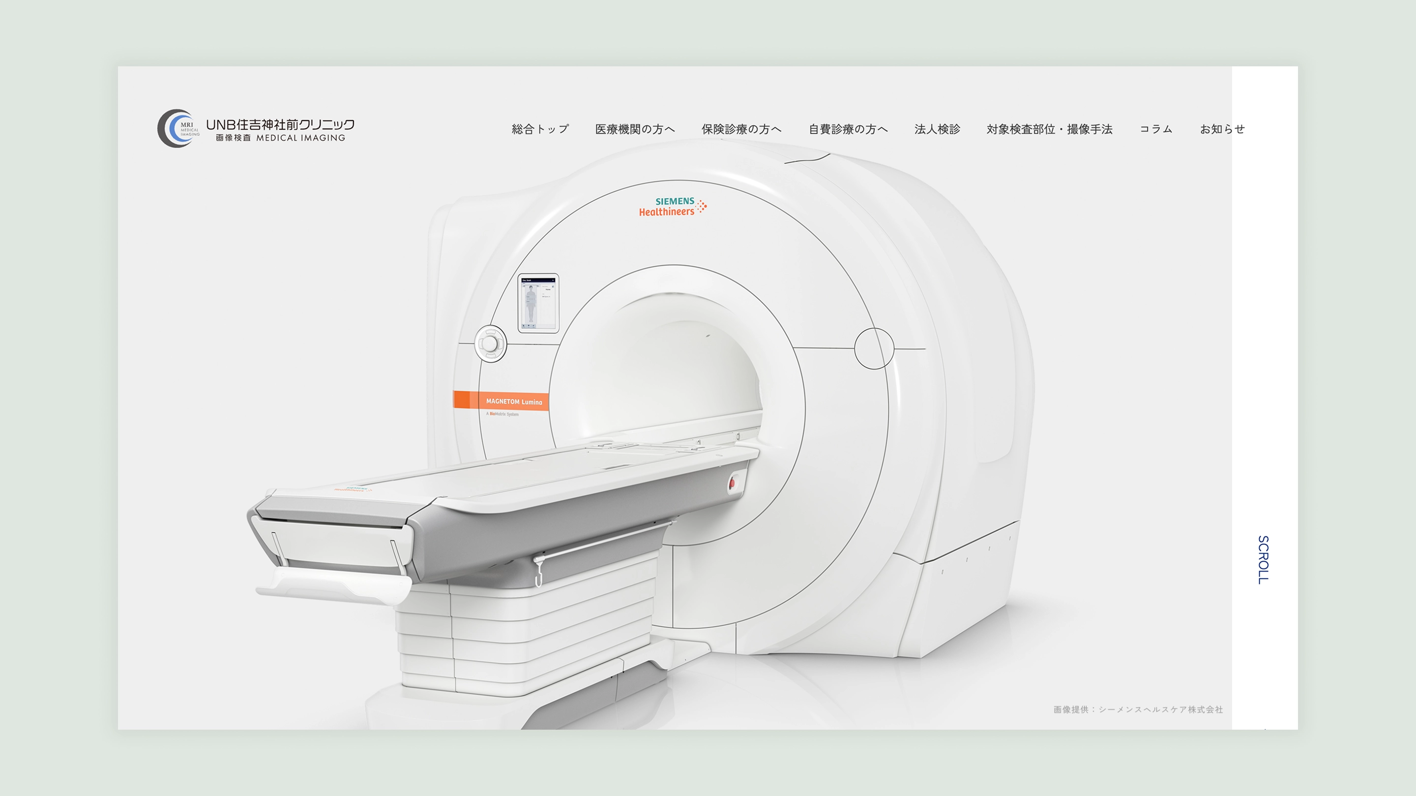 UNB clinic website design